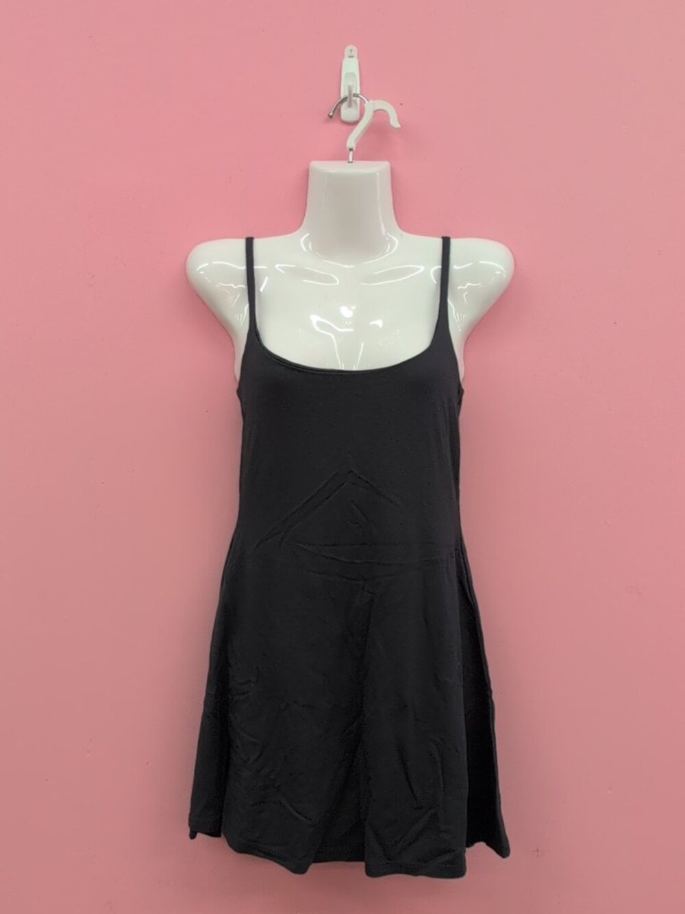 SKIMS Smooth Lounge Skimpy Strap Mini Dress Graphite XS NWT